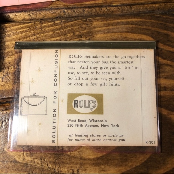 Rolf’s Vintage Red Cowhide Wallet/Coon Purse - Picture 12 of 13